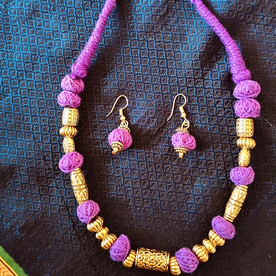 Purple Antique Necklace